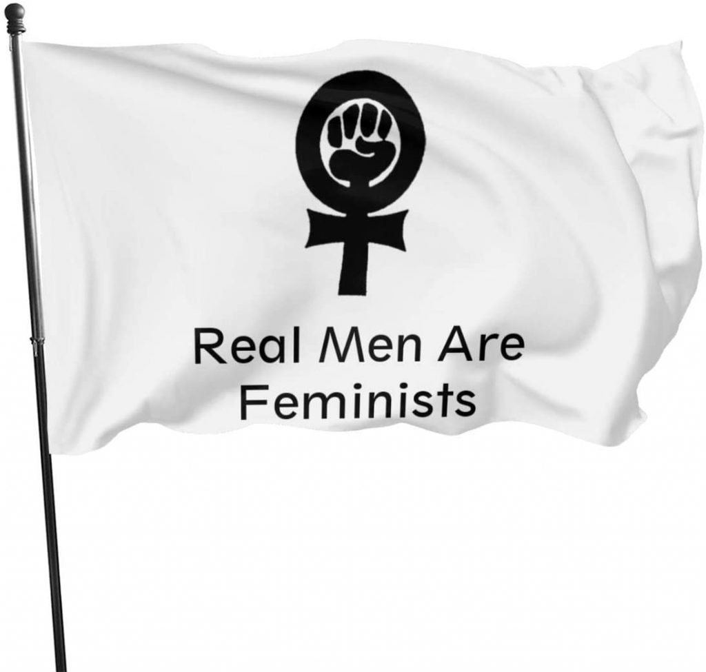bandera los hombres de verdad son feministas