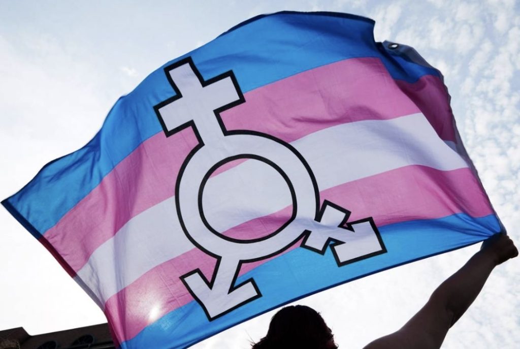 bandera de transfeministas